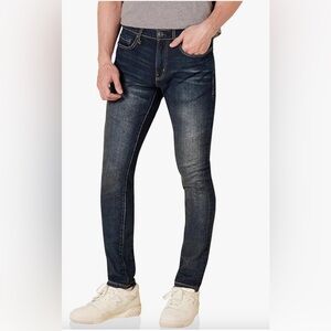 Amazon Essentials men’s skinny fit stretch denim jeans; size: 32W x 30L